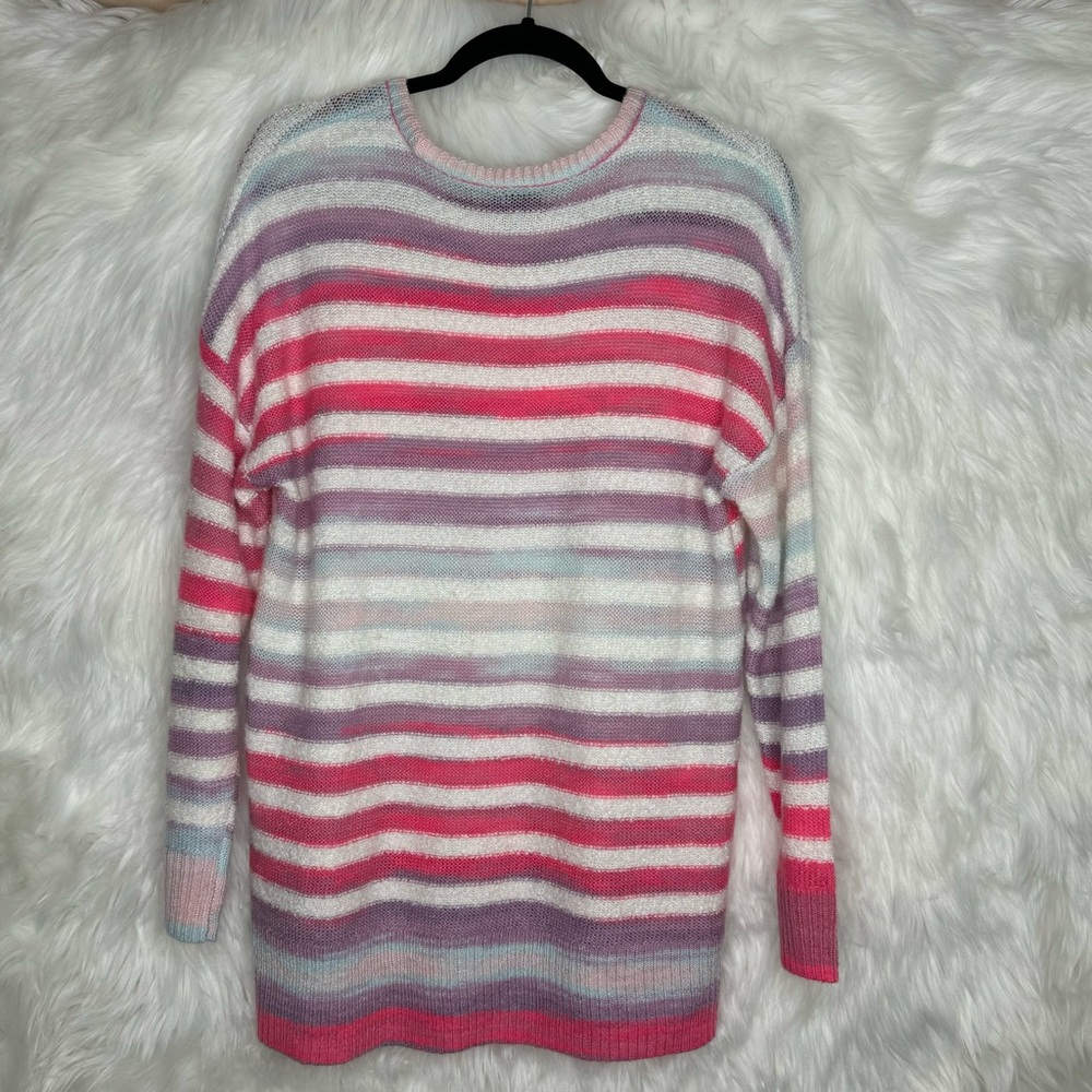Torrid Multicolor Stripe Pullover Drop Shoulder S… - image 6